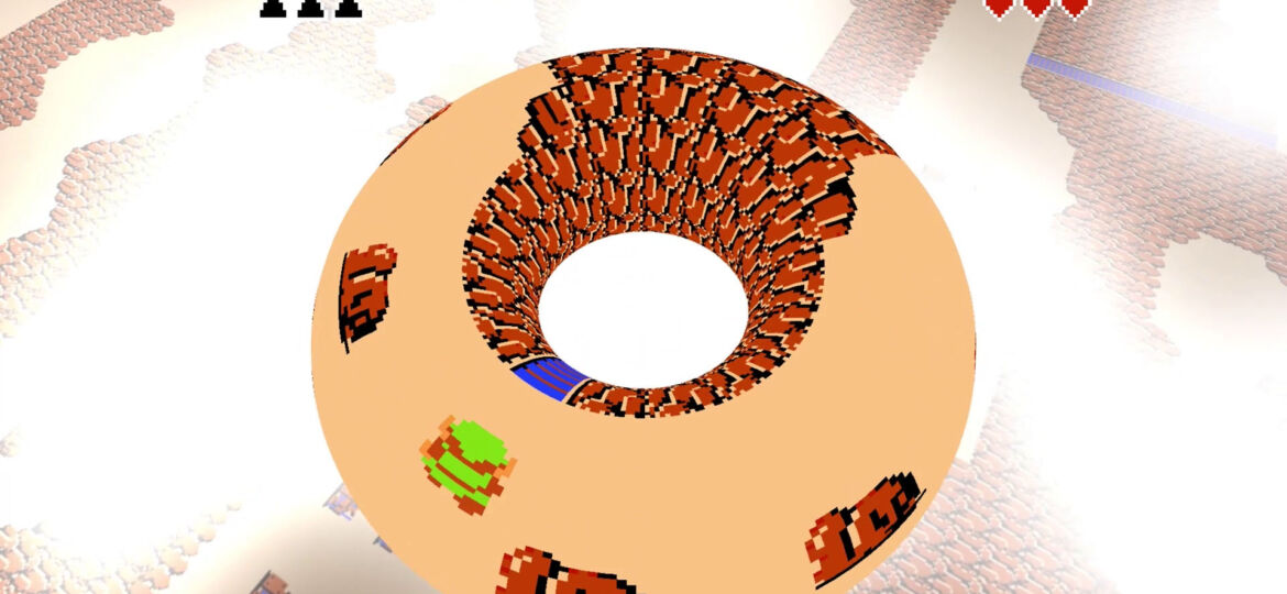The Topologies of Zelda Triforce (Patrick LeMieux, Stephanie Boluk, 2018) [image from itchio]