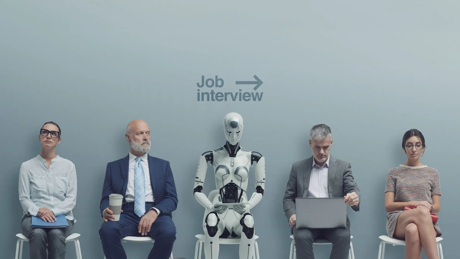 robot e umani colloquio di lavoro